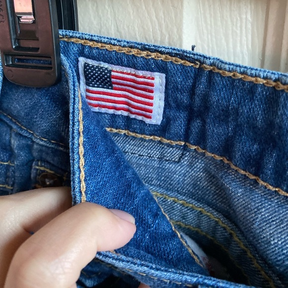 True Religion BECKY Classic Blue Boot Cut flare Jeans - Picture 8 of 12